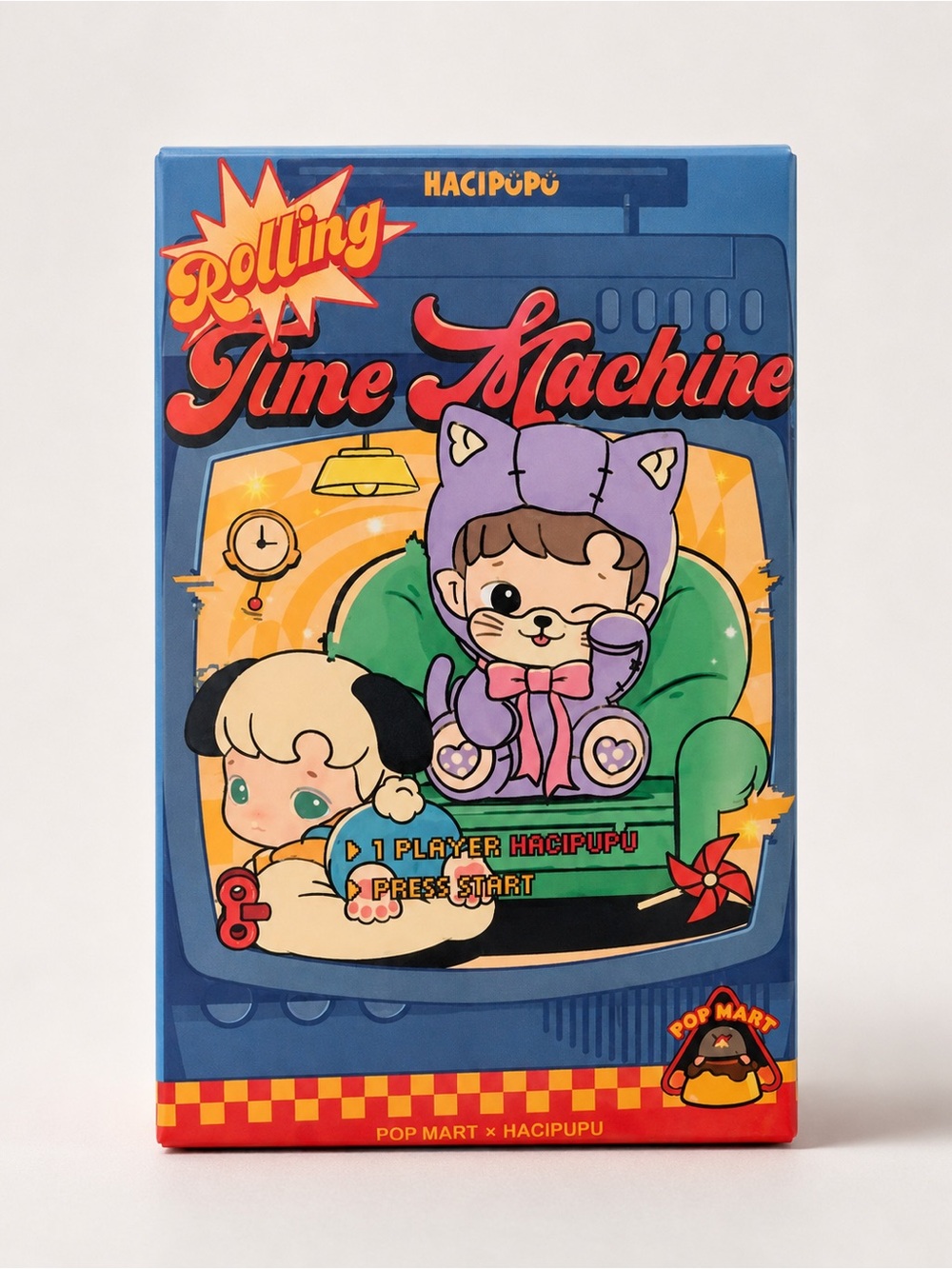 HACIPUPU Rolling Time Machine Game Box - Blue Collectible